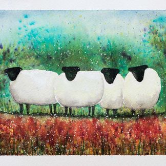 Sheep - 21 x 15 cm